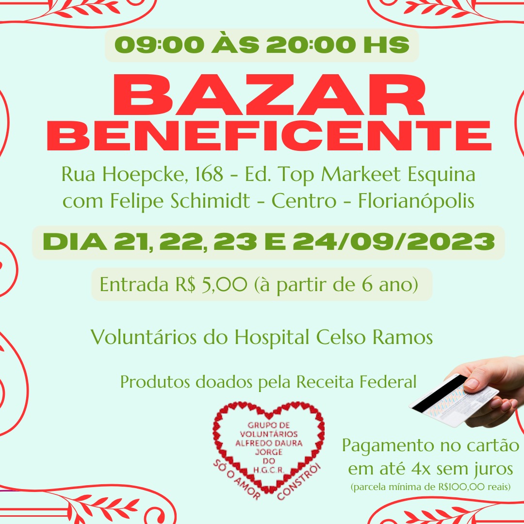 Bazar Beneficente 09/2023